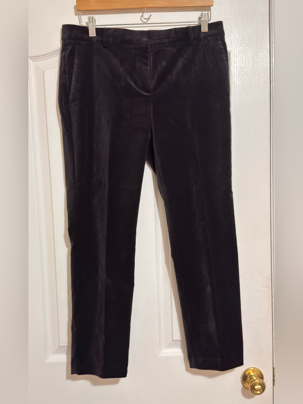 Ann Taylor Black Straight-Leg Dress Pants